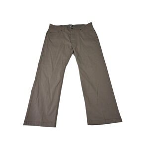 Prana Zion Slim Fit Pants Mens 34x26 Brown Nylon Stretch Hiking Outdoor Trousers